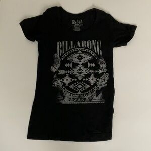 Billabong Black Tribal Graphic Tee